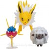 Jazwares Pokémon akčné figúrky Wooloo, Carvanha, Jolteon 5 - 7 cm