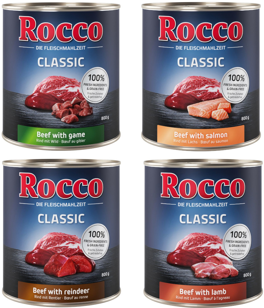 Rocco Classic hovädzie mix 2 24 x 0,8 kg