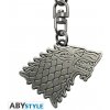 Prívesok na kľúče GAME OF THRONES STARK 3D KEYCHAIN ABYKEY060