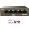 Tenda TEG1105PD PoE PD Gigabit switch, 1x PoE IN, 4x PoE OUT 802.3af, 5x 1 Gb / s, max. 30W, fanless TEG1105PD