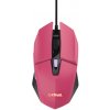 TRUST GXT 109 FELOX/Herná/Optická/Pre pravákov/6 400 DPI/Drôtová USB/Ružová 25068
