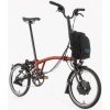 Skladací elektrický bicykel Brompton C Line, Plamenový lak, H-TYP
