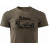 ForestMax tričko pre rybárov s potlačou krátke rukávy