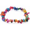 Nefertitis Veselý náramok z kúskov farebnej perlete NF32475 - obvod cca 16 až 24 cm