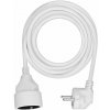 Solight predlžovací prívod 5m, 1 zásuvka, 16A/3680W, PVC, biely PS04X