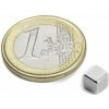 SOLLAU Neodymový magnet hranol 5x5x5 mm, N42, ponikelovaný