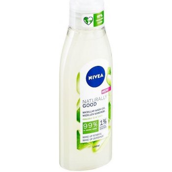 Nivea Naturally Good Čistiaci micelárny gél 140 ml