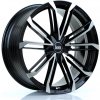 BOLA B23 hliníkové disky 8,5x20 5x114,3 ET38 DO 45 GLOSS BLACK POLISHED FACE