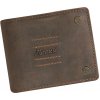 Mercucio štýlová hnedá pánska kožená peňaženka 2911797
