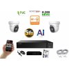 Monitorrs Security AI Aktív IP 2 kamerový set so switchom 5 Mpix WDome (6077K2B) (Monitorrs Security)