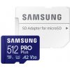 512 GB . microSDXC karta Samsung PRO Plus 2023 + adapter MB-MD512SA/EU