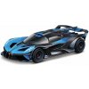 Bburago - RACE, Bugatti Bolide v dekoratívnom boxe, čierna metalíza-modrá, 1:43