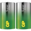 Alkalická batéria GP Super LR20 (D), 2 ks 2ks B01402