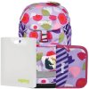 Ergobag Školský batoh pre prváka Prime Flower SET batoh+peračník+dosky