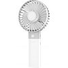 Platinet PRDF6107 kapesní ventilátor 10 cm, funkce powerbanky 4000 mAh, bílá-šedá