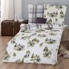 Liente Deer Season Khaki návliečky FLANEL 1x70x90/1x140x200cm