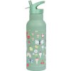 A Little Lovely Company - antikorová fľaša na pitie, 500 ml - radosť