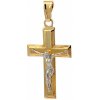 Zlatnictvo.sk Zlatý prívesok Krížik PRI24217