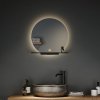 Paulmann Miro LED nástenné zrkadlo CCT Ø50cm Backlight - 71091