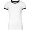 Dámske bavlnené tričko NAX, GRELO Biela,Čierna XXL