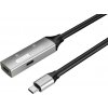 Premiumcord ku31rep5al USB-C repeater a prodlužovací Male-Female, 5Gbps, 5m, stříbrný