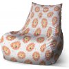 Sablio Sedací vak Bean Levíčatá - 60 x 70 x 70 cm