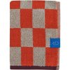 Oranžové/béžové froté uteráky v súprave 2 ks z bio bavlny 40x55 cm Retro – Mette Ditmer Denmark