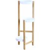 Kesper STOJAN NA KVETINÁČ WBAMB3 70 x 34 x 28 CM BIELA/HNEDÁ