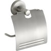 Mexen Remo, držiak na toaletný papier s krytom, brúsená oceľ, 7050733-97
