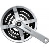 SHIMANO kľuky TY501 170mm 48/38/28z. 6/7/8-k. strieb. s krytom na štvorhran
