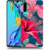 Picasee silikónový prehľadný obal pre Huawei P30 - Hibiscus
