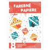 Farebný papier A4 8 listov 1bal.