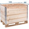 Veko 1200x800x12mm (OSB) na paletové nadstavby