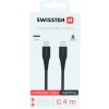 Swissten 71506512 USB-C - LIGHTNING, 0,4m, černý