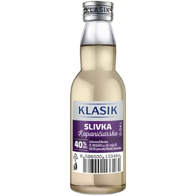 St. Nicolaus Kopaničiarska Slivka MINI 40% 0,04 l (čistá fľaša)