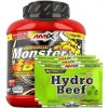 Amix Nutrition Amix Anabolic Monster Beef 90 Protein 2200 g - lesné ovocie + 3 x HydroBeef™ Peptide Protein vzorek ZADARMO