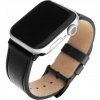 FIXED Leather Strap pre Apple Watch 42/44/45 mm čierny FIXLST-434-BK
