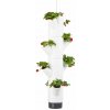 Gusta Garden SISSI STRAWBERRY závesný samozavlažovací kvetináč 4 poschodia, biely GG-100538
