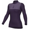 ALÉ Cyklistické tričko s dlhým rukávom - IMPATTO INTIMO - fialová M-L