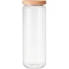 Dóza na potraviny KitchenCraft Idilica s vekom z bukového dreva, 1300 ml IDGLSSTORLRG