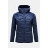 BUNDA PEAK PERFORMANCE M HELIUM DOWN HYBRID HOOD BLUE SHADOW