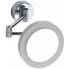 Sapho X-ROUND závesné kozmetické zrkadlo LED, priemer 200mm, chróm XR016