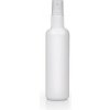 Plastová fľaša s atomizérom, biela, 100ml