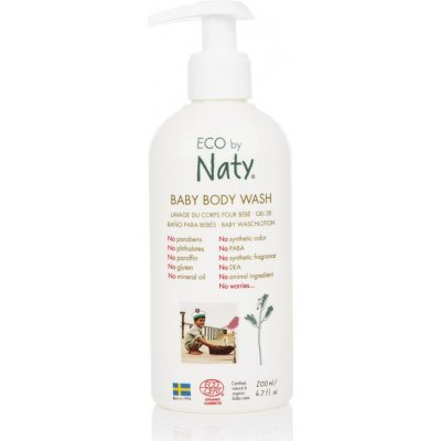 Naty Nature Babycare Eco telové mydlo 200 ml