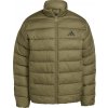 Pánska bunda adidas, ESSENTIALS 3-STRIPES SYNTHETIC DOWN JACKET khaki,tmavo sivá L