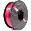 Tlačová struna (filament) GEMBIRD, PLA, 1,75mm, 1kg, silk rainbow, červená/fialová 3DP-PLA-SK-01-RP