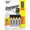 Vega Energizer Alkaline Power PROMO AAA/LR03 alkalické mikrotužkové batérie 4ks 7638900302097