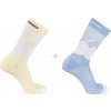 Ponožky Salomon Outline crew 2pack frozen dew 22/23 L