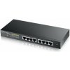 Zyxel GS1900-8HP v3, 8-port GbE L2 PoE Smart Switch, 802.3at, desktop, fanless, 70 Watt
