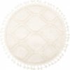 Najkoberce Berber 7063 3D kruh béžový/krémový 120 cm kruh